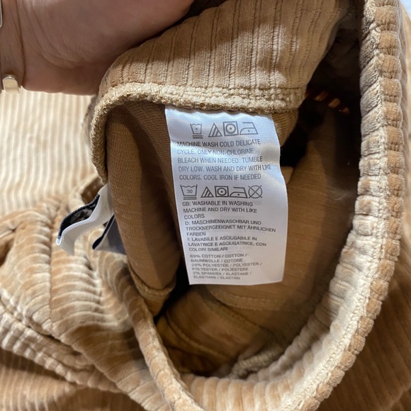 Tan knit cord leggings from denim&co nwot - Picture 5 of 7